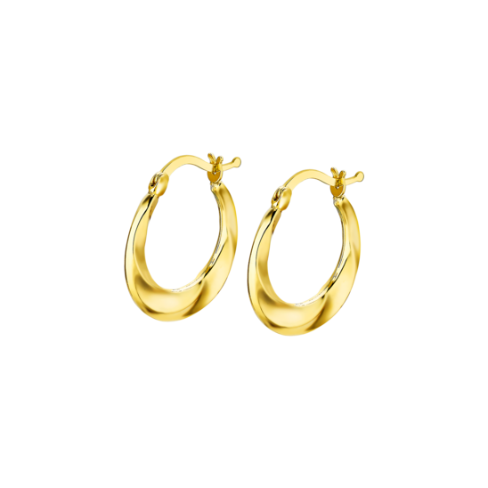 TIME ROAD WOMEN'S GOLD EARRINGS AF00122/17
