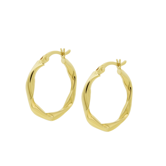 Pendientes Time Road Ap00085/15 Oro 9k De 375 Ml, Mujer