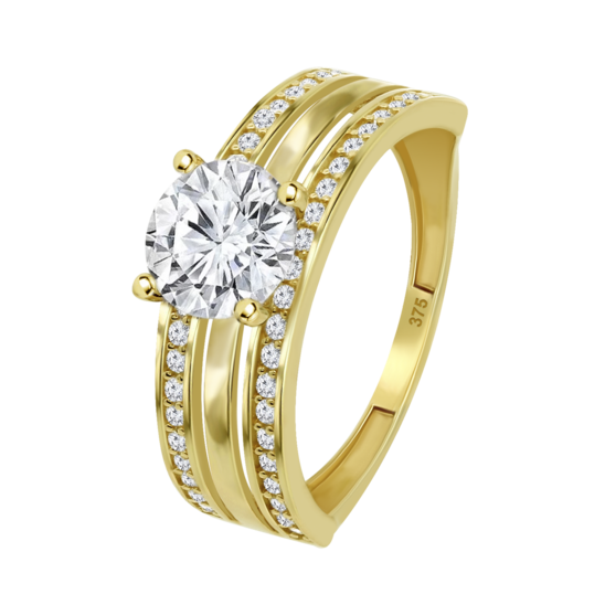 Anillo Time Road Ar00143/16 Oro, Mujer