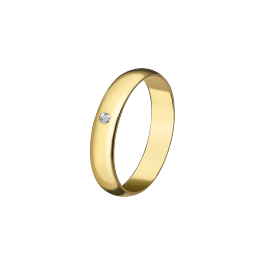 TIME ROAD UNISEX'S GOLD 18K WEDDING BAND AY18031/10
