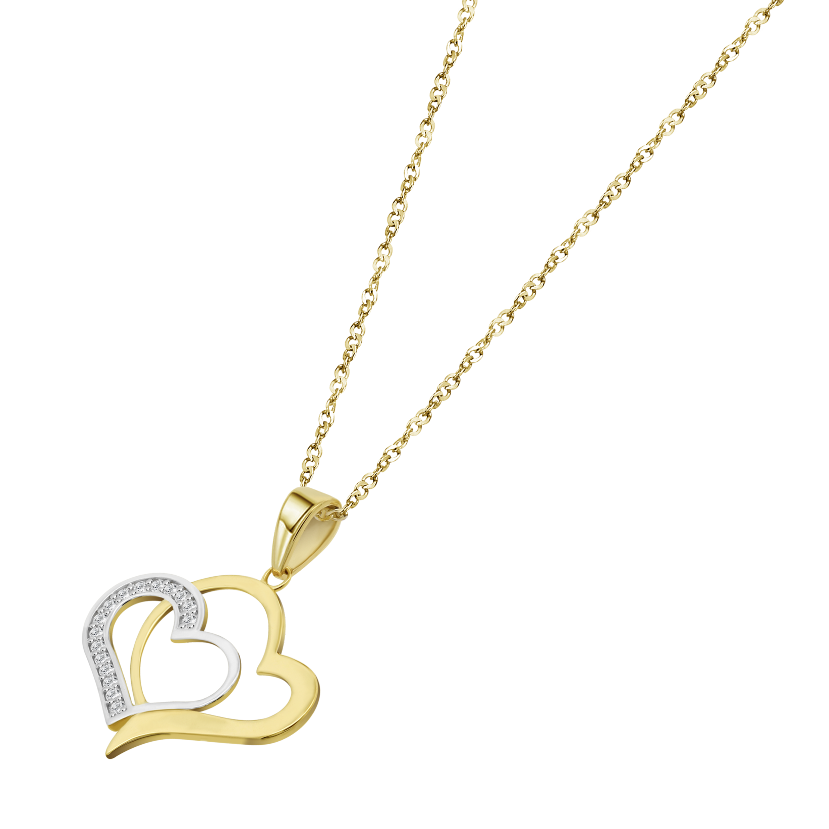Collana Donna In Oro Rosa 9k - Stile Classico, Ispirazione Italiana, Gioiello Carissima Gold In Confezione Regalo Di Lusso