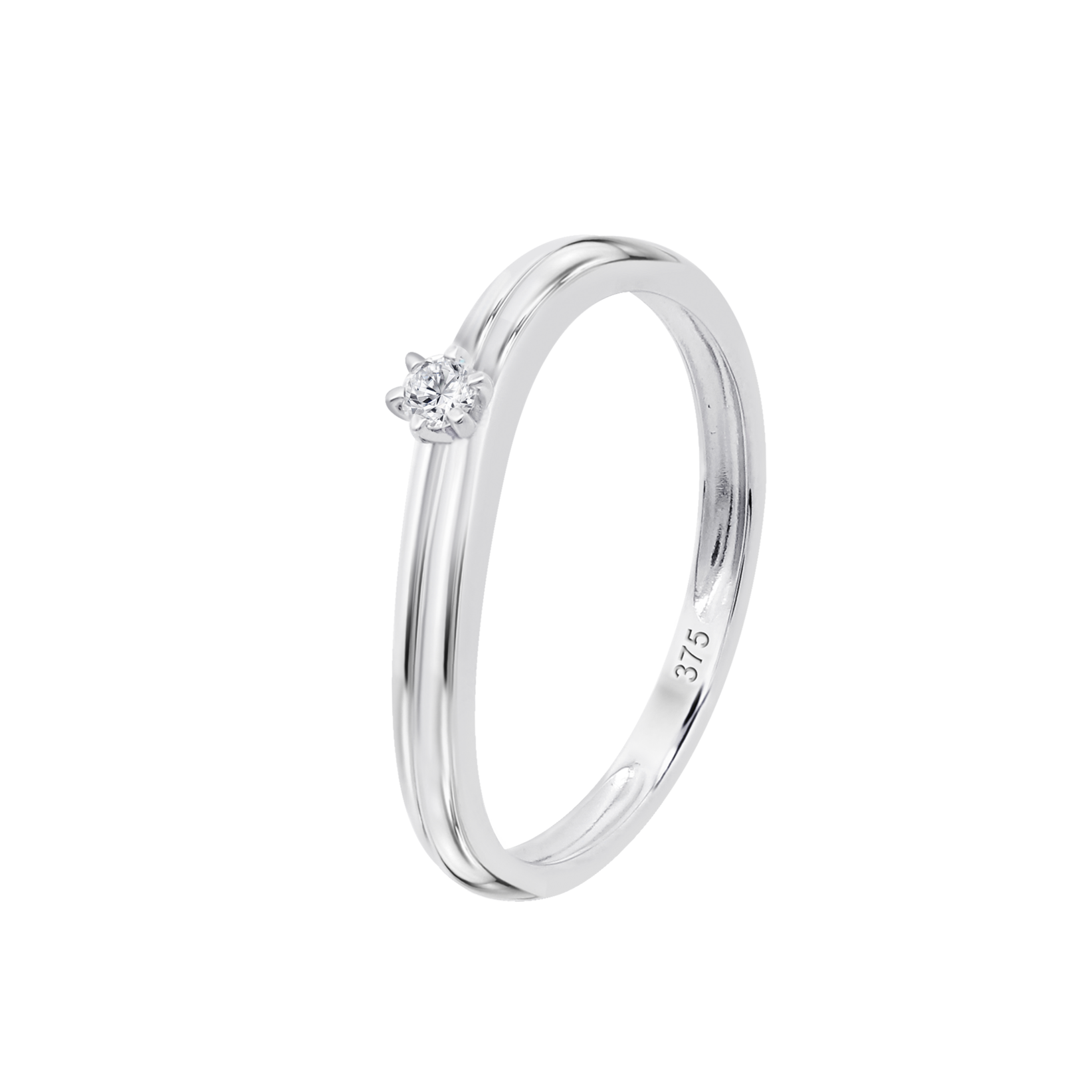 Anillos solitario platino diamante - Acabado Premium Garantizado