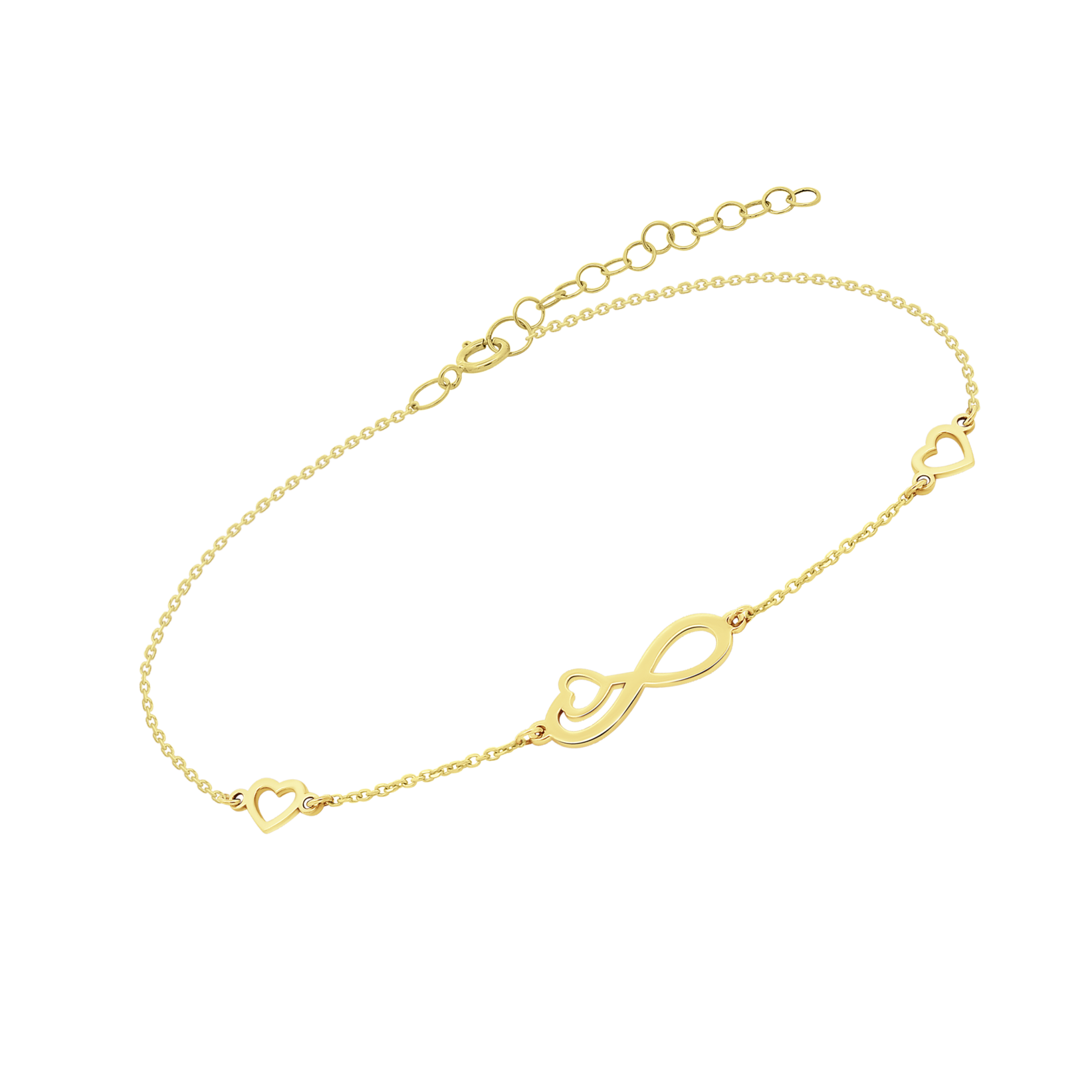 TIME ROAD Orecchini LU00019 Oro Cuore Donna, Oro, Nessuna pietra