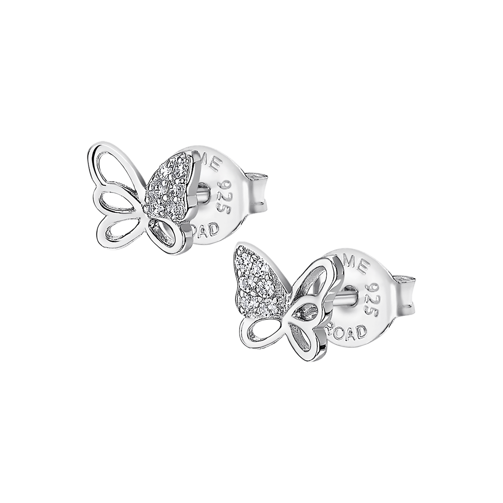 Pendientes mariposa rosaline de Fantasy en plata