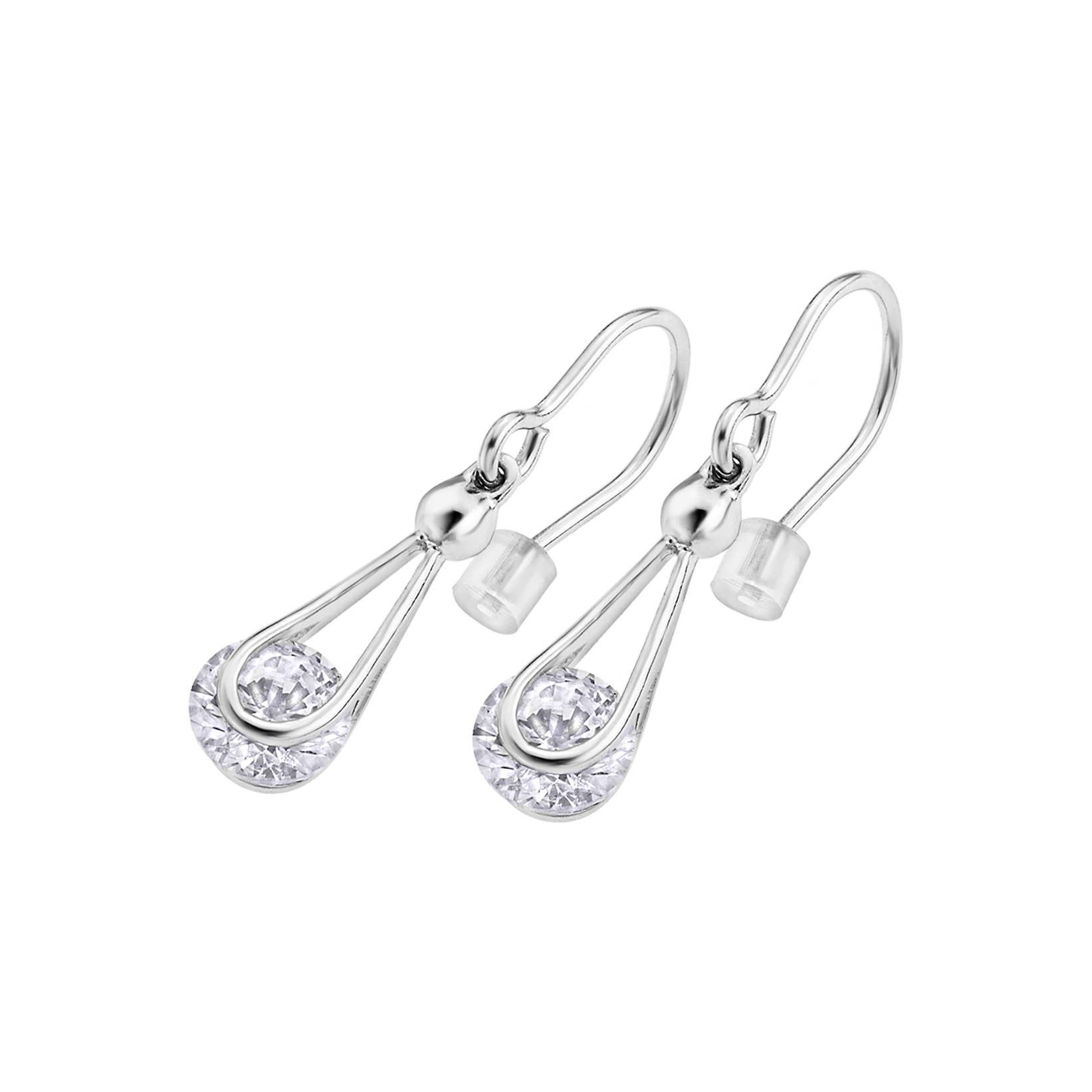 Pendiente De Mujer Breil Tetra Collection En Color Plata Con Pearl