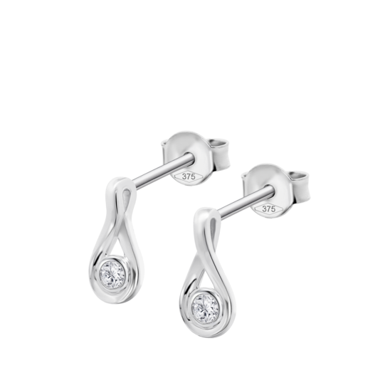 Pendientes Time Road Diamonds Dia00065 Oro, Mujer