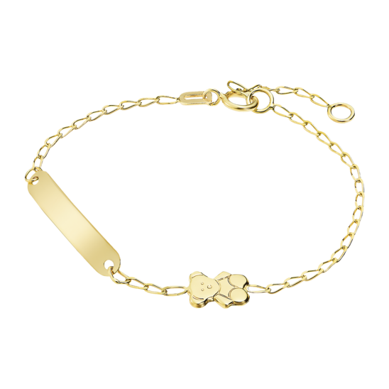 Pulsera De Bebé Animales Fg00065/14 Oro