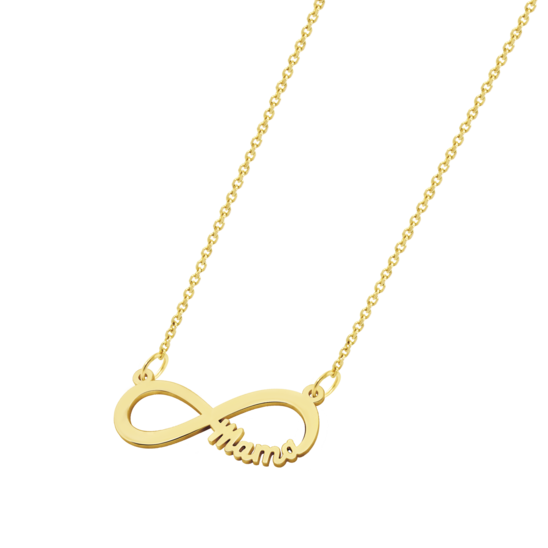 TIME ROAD WOMEN'S GOLD MOTHER NECKLACE HIN00028/43