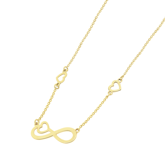 Collar Infinito Time Road Hin00042/43 Oro, Mujer