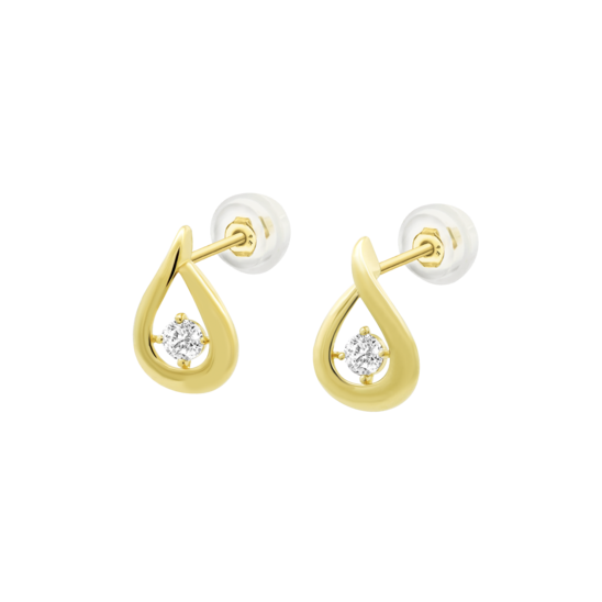 Pendientes Time Road Hin00144 Oro, Mujer