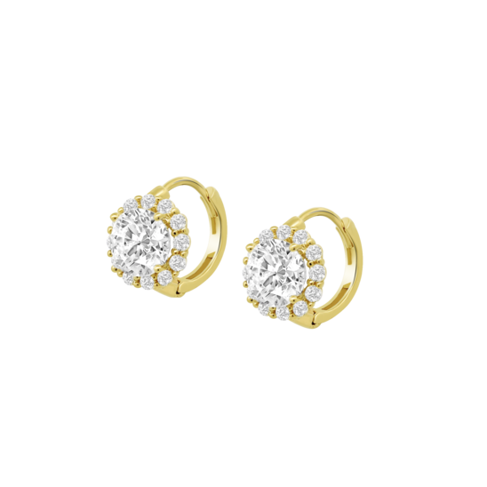 Pendientes Time Road Hin00149 Oro, Mujer