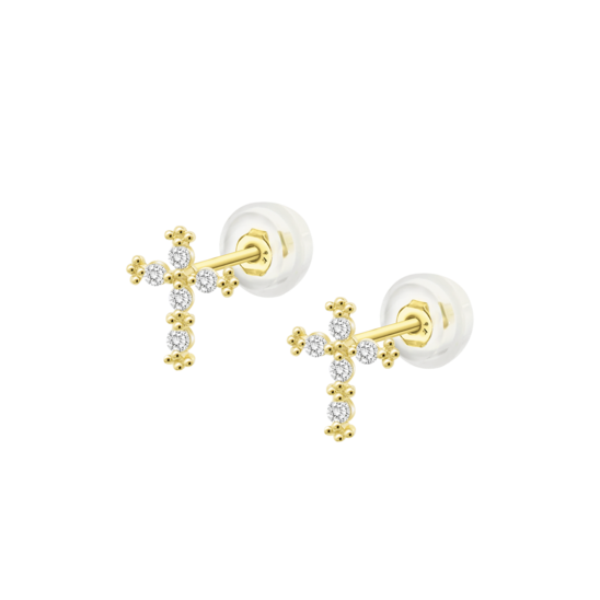 Pendientes Time Road Hin00150 Oro, Mujer