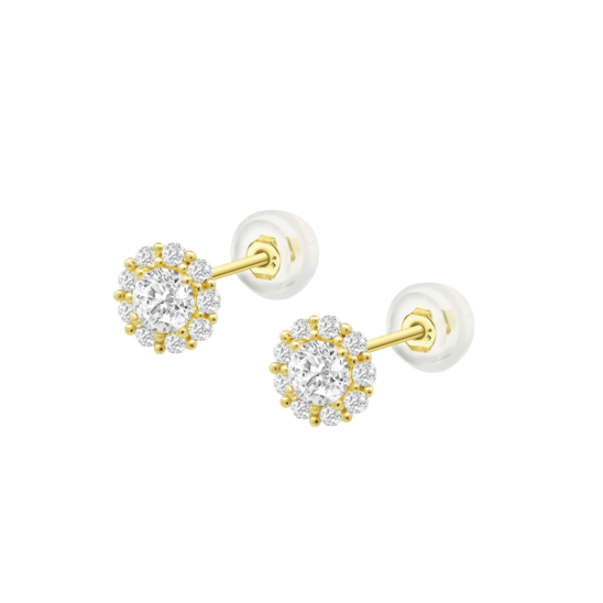 Pendientes Time Road Hin00154 Oro, Mujer
