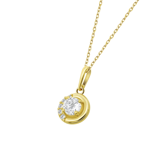Collar Time Road Hin00218/45 Oro, Mujer