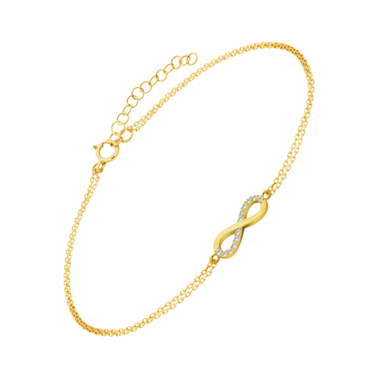 Pulsera Infinito Time Road Hin00259/19 Oro, Mujer