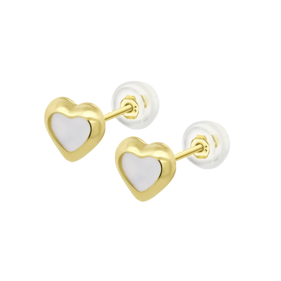 Pendientes Corazón Time Road Hin00331/8 Oro, Infantil