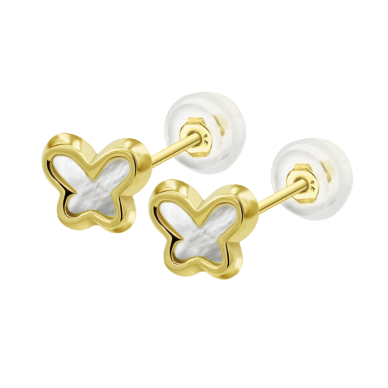 Pendientes Mariposa Time Road Hin00332/8 Oro, Infantil