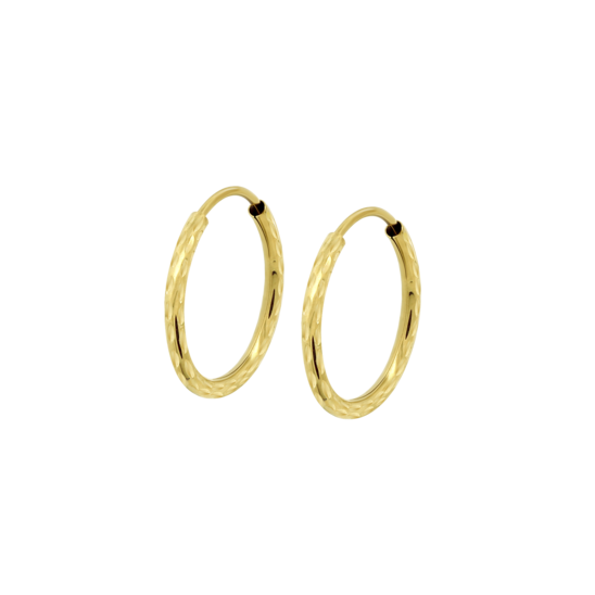 Pendientes Time Road Hin00349/12 Oro, Mujer