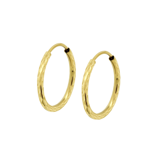 Pendientes Time Road Hin00349/16 Oro, Mujer