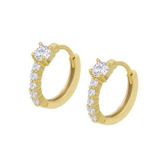 Pendientes Time Road Hin00351 Oro, Mujer