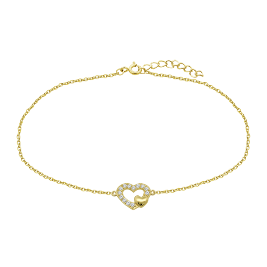 Pulsera Corazón Time Road Hin00403/18 Oro, Mujer