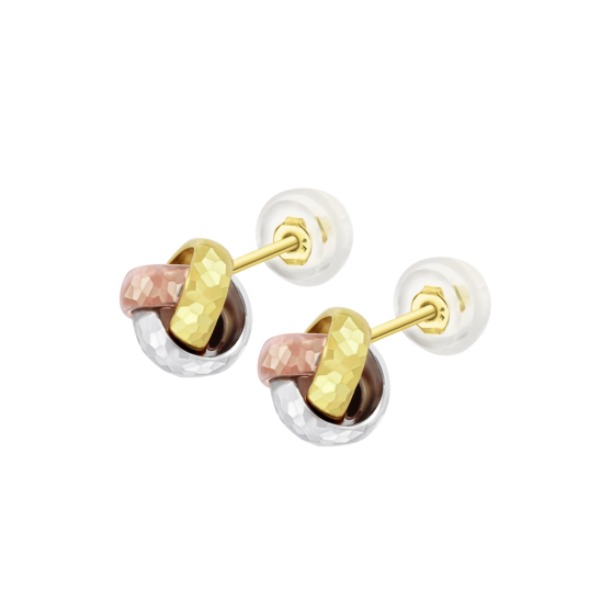 Pendientes Time Road Hin00430 Oro, Mujer
