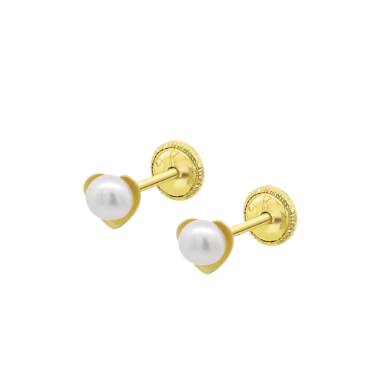 Pendientes Corazón Time Road Hin00434/3 Oro, Mujer