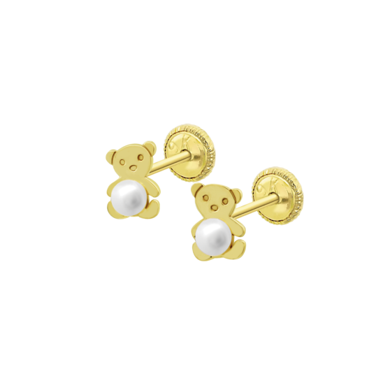 Pendientes Animales Time Road Hin00435/3 Oro, Bebé