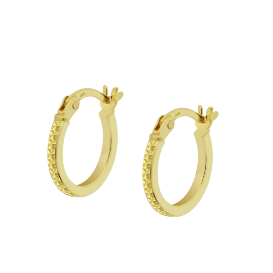 Pendientes Time Road Hin00439/10 Oro, Mujer