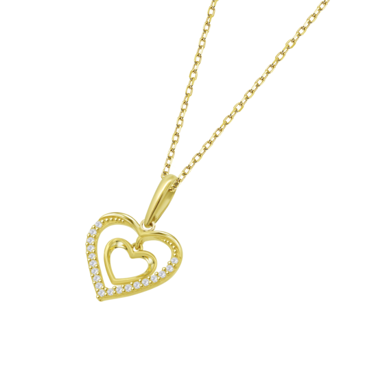 Corazón Time Road Hin00461/45 Oro, Mujer