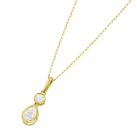 Collar Naturaleza Time Road Hin00526/45 Oro 9k De 375 Ml, Mujer