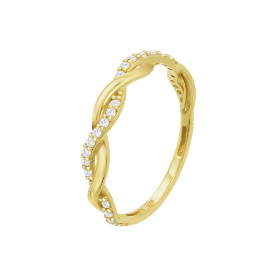 Anillo Infinito Time Road Hin00540/12 Oro 9k De 375 Ml, Mujer
