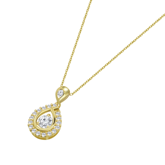 TIME ROAD WOMEN'S 9K GOLD NECKLACE IC00134/43