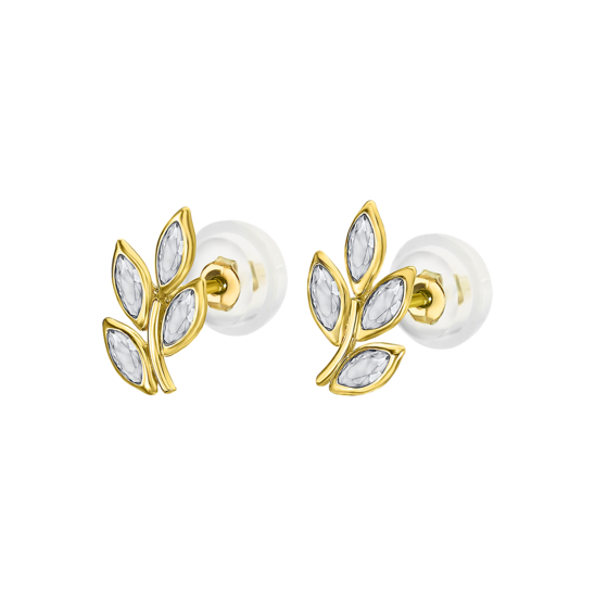 Pendientes Laurel Time Road Lg00126 Oro 9k, Mujer