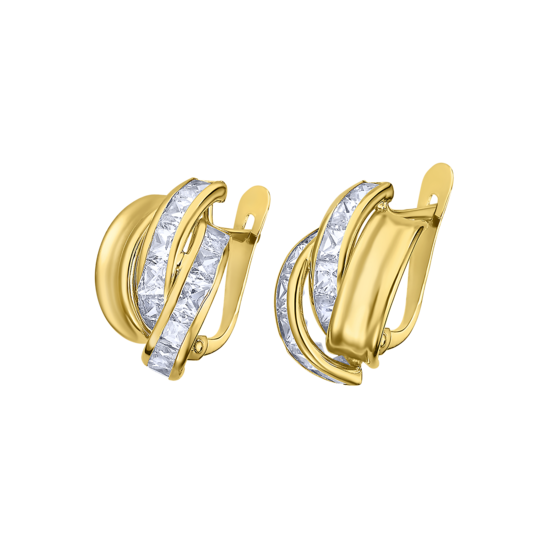 Pendientes Time Road Lg00264 Oro 9k, Mujer