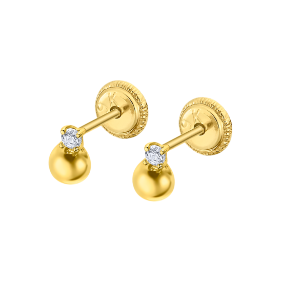 Pendientes De Bebé Lg00286 Oro