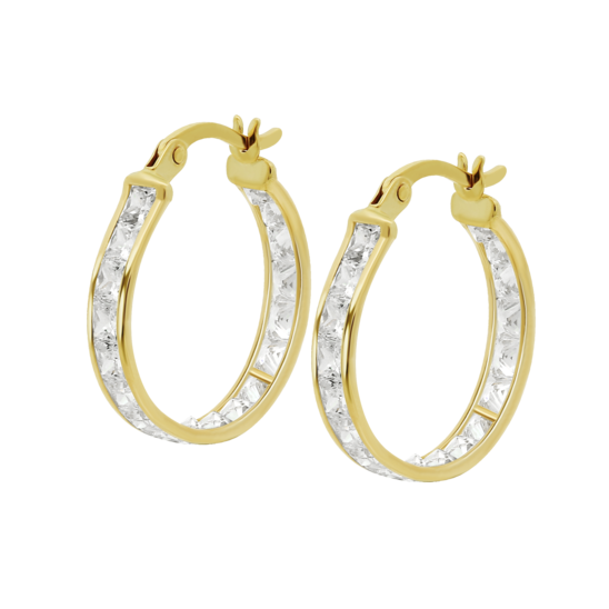 Pendientes Time Road Lg00298 Oro, Mujer