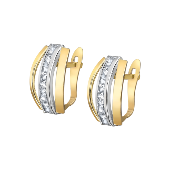 Pendientes Time Road Lg00301 Oro, Mujer