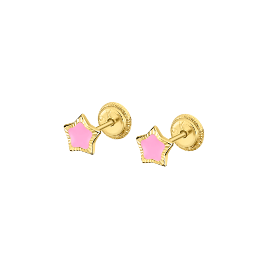 Pendientes Estrella Time Road Lg00305 Oro, Bebé