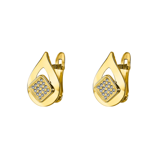 Pendientes Time Road Lg00333 Oro 9k De 375 Ml, Mujer
