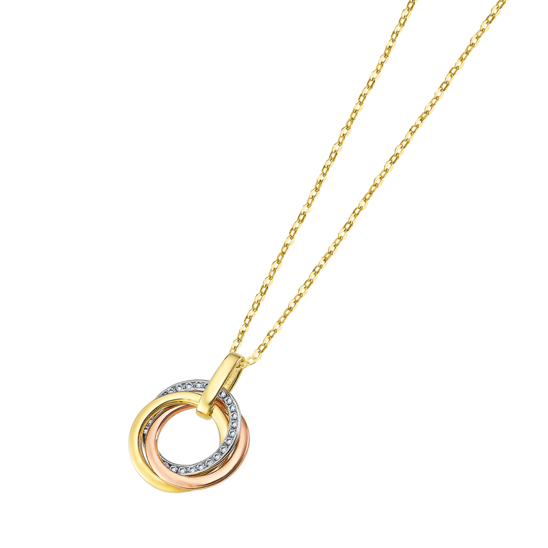Collar Time Road Lu00008/42 Oro, Mujer