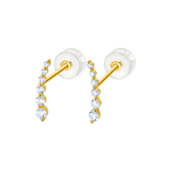 Pendientes Time Road Lu00016 Oro, Mujer