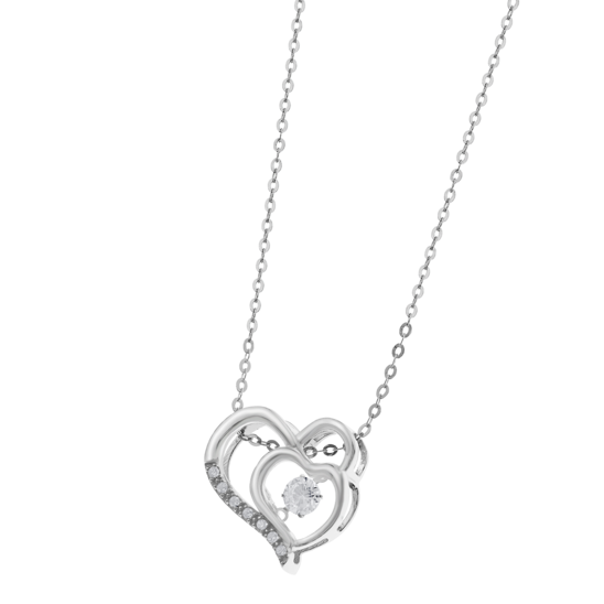 TIME ROAD WOMEN'S SILVER NECKLACE WS01880/45