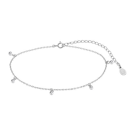 TIME ROAD WOMEN'S SILVER ANKLET WS02636/26