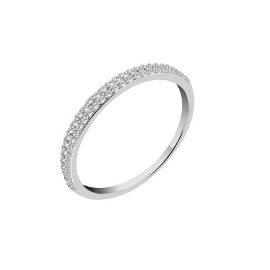 BAGUE TIME ROAD WS03344/12 ARGENT, FEMME