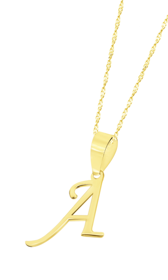 COLLAR INICIALES TIME ROAD HIN00022/A ORO, MUJER