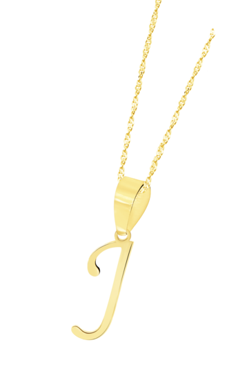 COLLIER INITIALES TIME ROAD HIN00022/J OR FEMME
