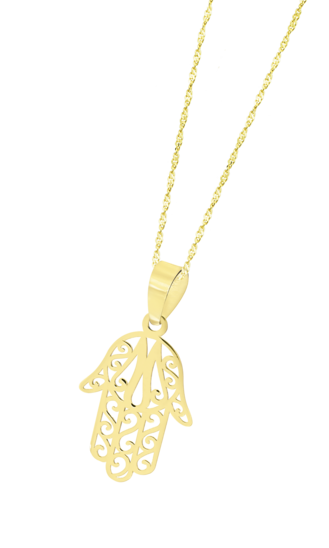TIME ROAD WOMEN'S GOLD NECKLACE HIN00037/43