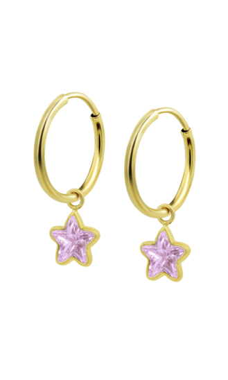 Orecchini a palline in oro 4 mm, 9 carati