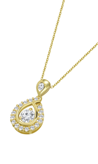 COLAR TIME ROAD IC00134/43 OURO 9K, MULHER